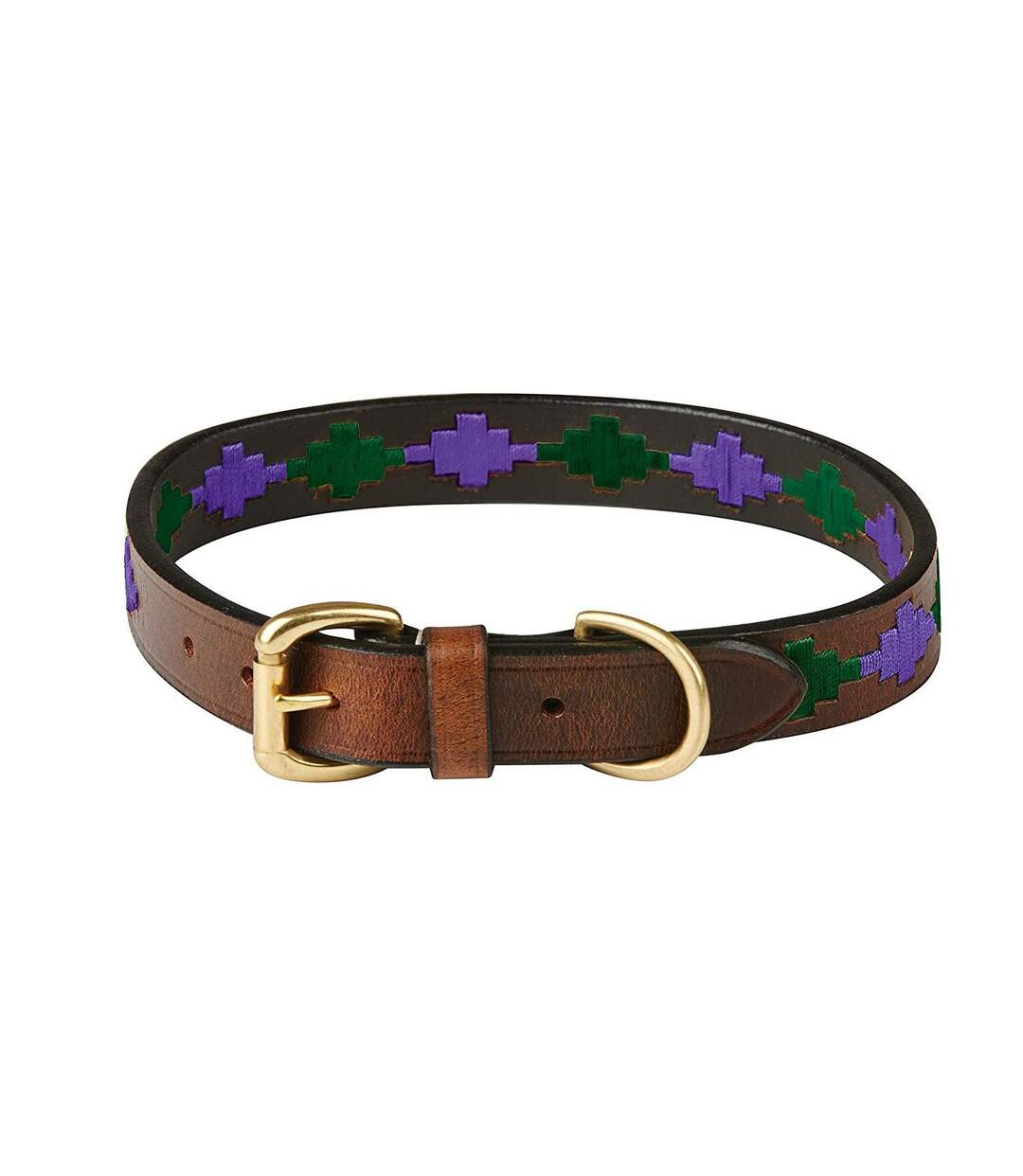 Weatherbeeta - Collier POLO - Chien (Marron/ violet/ bleu) (XS) - UTWB1260