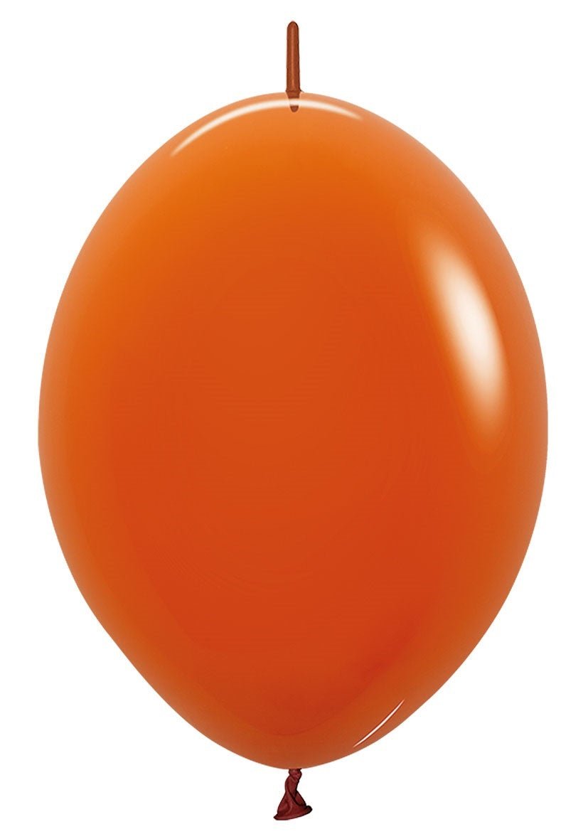 Oranje Ballonnen Voor Ballonnenslinger 30cm 50st