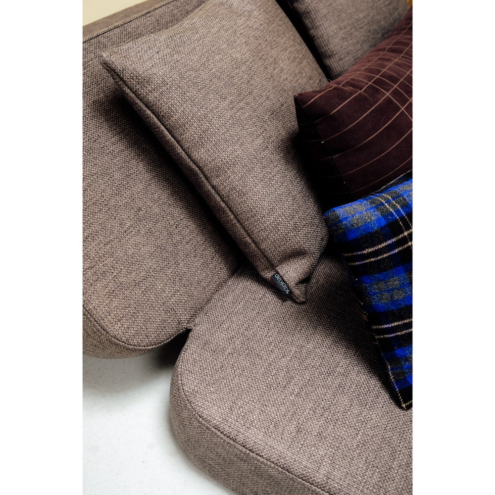 Køb by KlipKlap 3 Fold Sofa Brown With Sand KK XL Soft 140 Cm