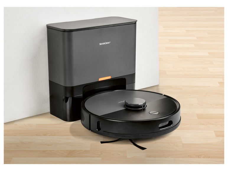 Robotstofzuiger met leegstation