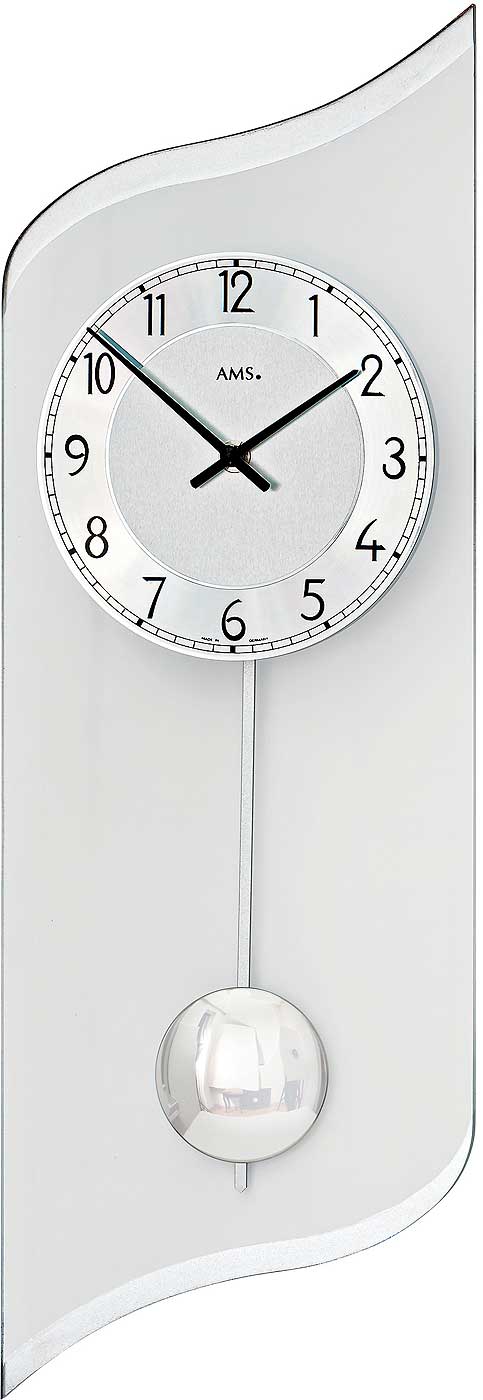 AMS Wanduhr 7436 - 55 cm