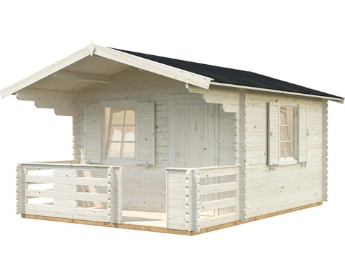 Palmako Emma tuinhuis 10,4+4,2 m² incl. vloer 394 x 490 cm naturel