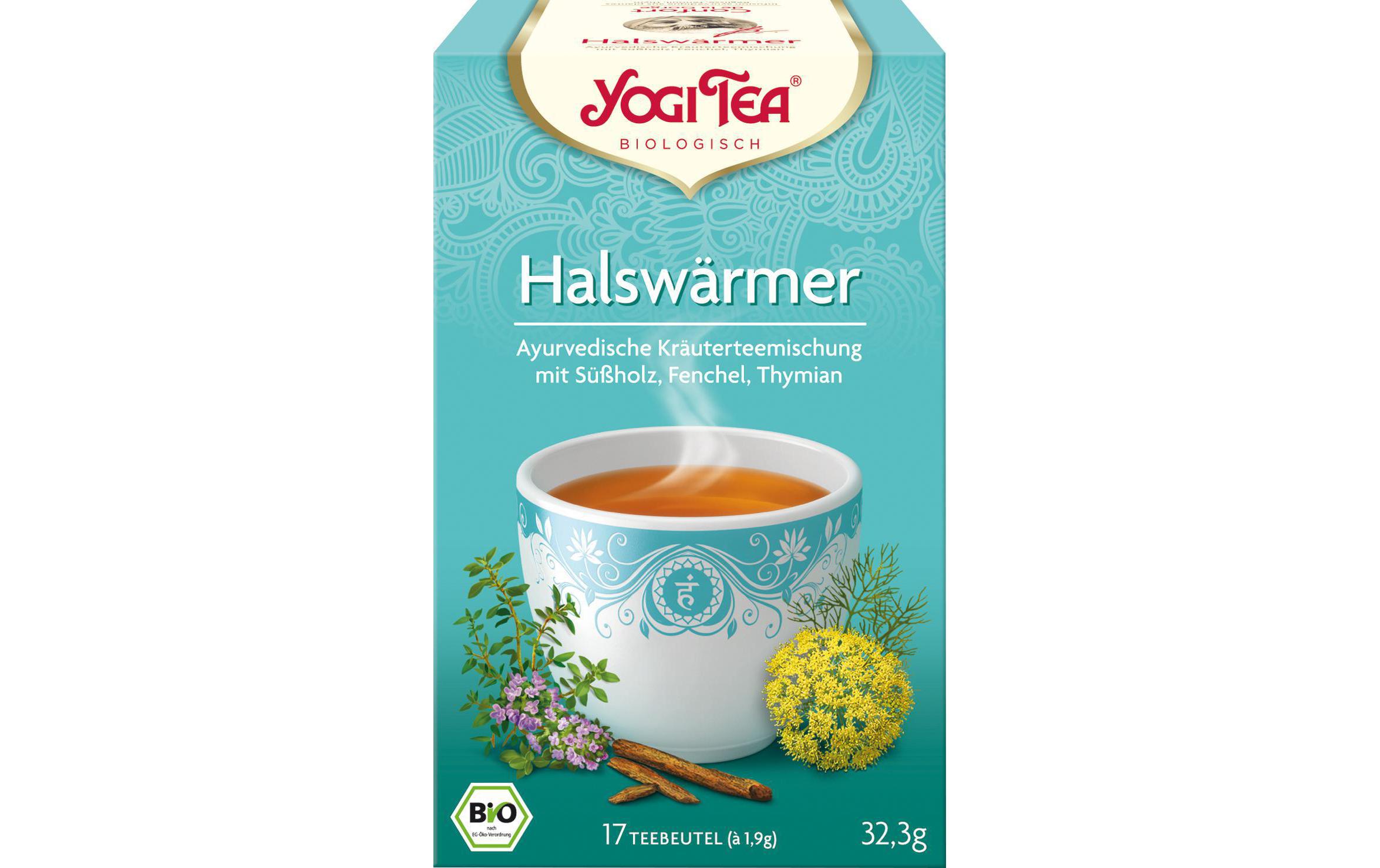 Teebeutel Bio Halswärmer Tee Pack 17 x 1.8 gHalswärmer Tee