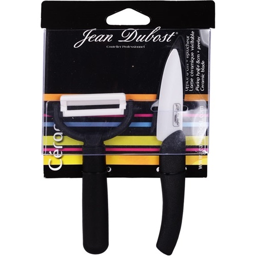 Set Couteau Office 8 cm + Éplucheur - Céramic
