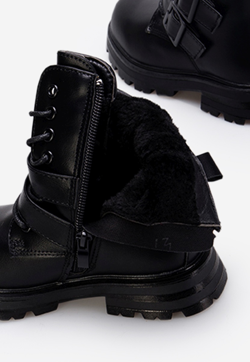 Bottines filles noires Xira A V2