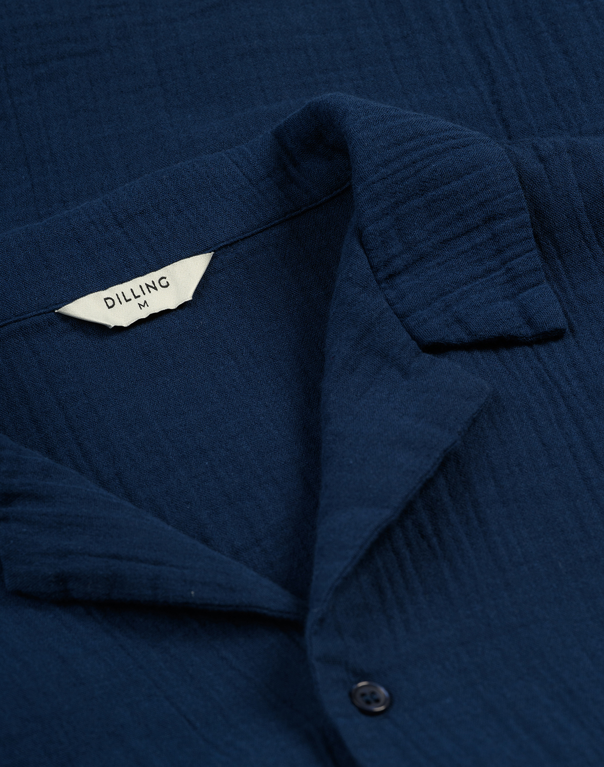 Blouse van mousseline-katoen voor heren