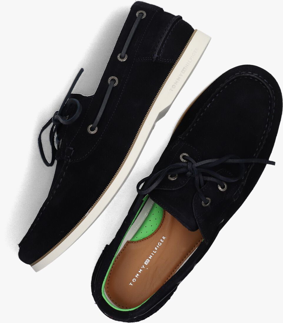 TOMMY HILFIGER blauwe tommy hilfiger mocassins th boat shoe core