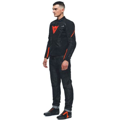 Blouson Airbag Dainese SMART JACKET LS SPORT - Noir / Rouge