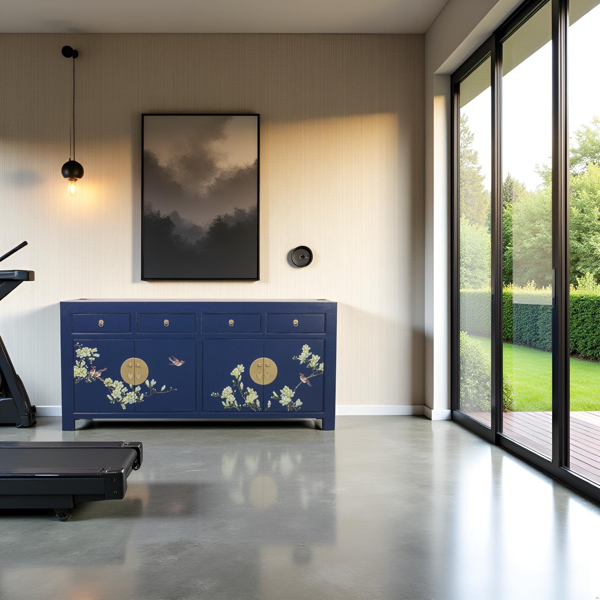 Fine Asianliving Chinese Dressoir Midnight Blauw