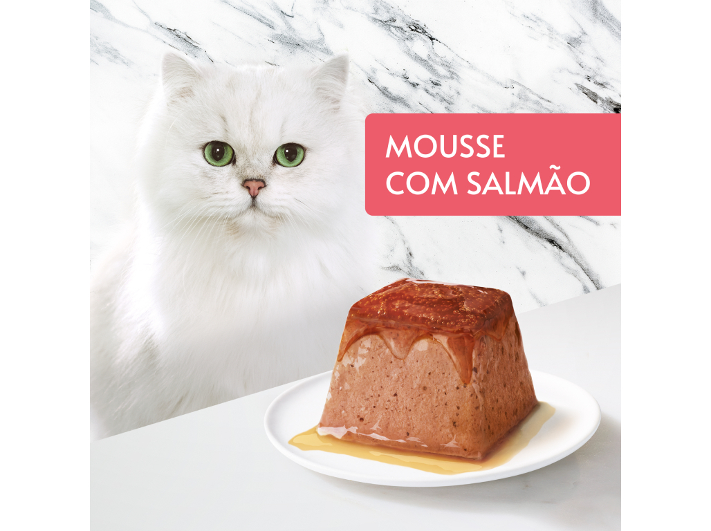 COMIDA HÚMIDA PARA GATO GOURMET REVELATIONS SALMÃO 4X57G