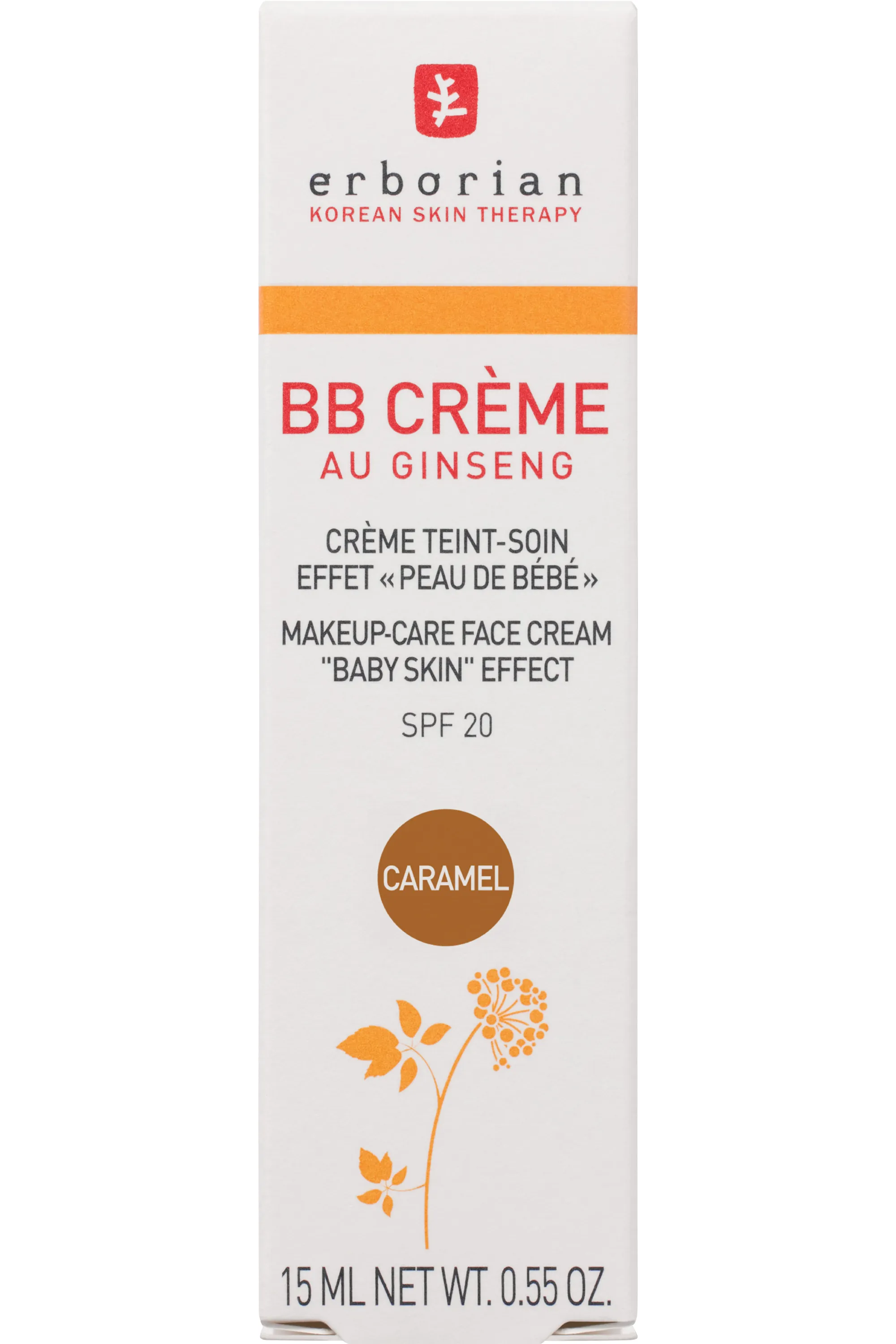 Erborian BB Crème au Ginseng SPF20 Caramel-15 ml