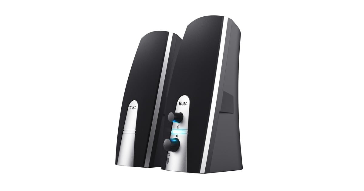 Trust2.0 Speaker Set pc-luidspreker  (Zwart/zilver)