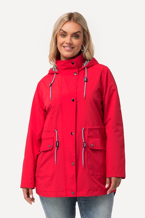 HYPRAR Funktionsjacke, wasserabweisend, A-Linie, Kapuze