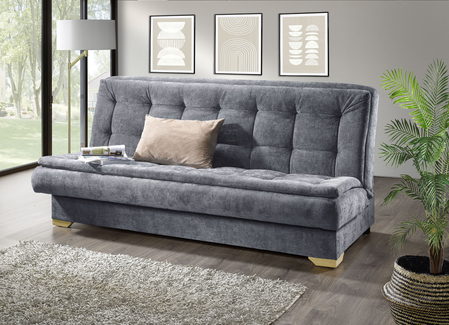 Schlafsofa mit Bettkasten für eine erholsame Auszeit