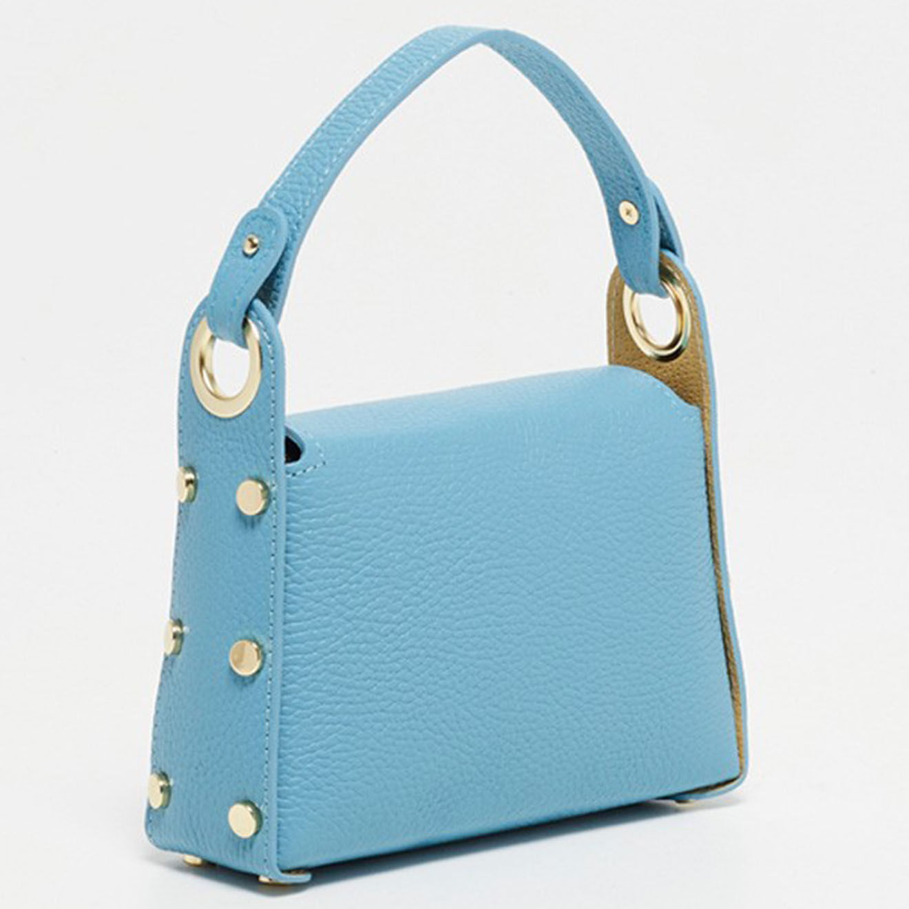 Christian Laurier Sac à main en Cuir Noemie bleu  - 18x12x5 cm