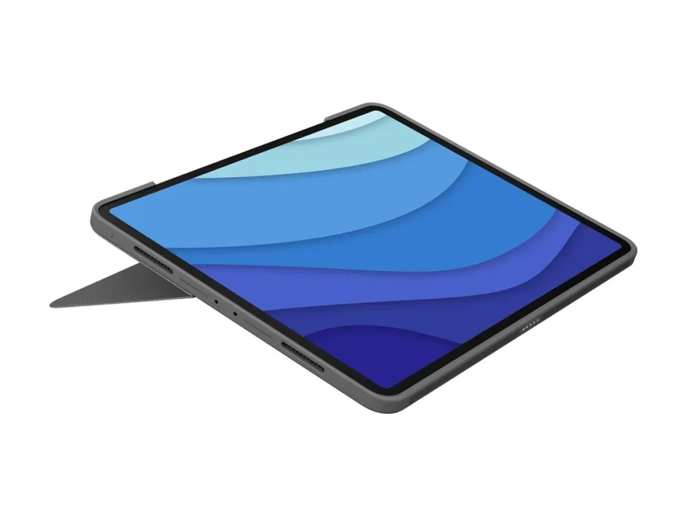 Logitech Combo Touch - tastatur og folioetui - med pegefelt - baggrundsbelyst - Apple Smart-stik - QWERTY - nordisk (dansk/finsk/norsk/svensk) - grafit - til Apple 11