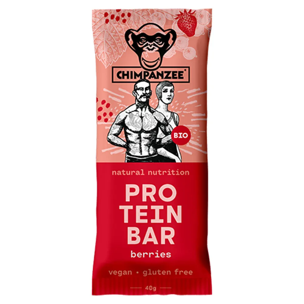 Chimpanzee -  Riegel Bio Protein Bar Johannisbeere 20 Stück