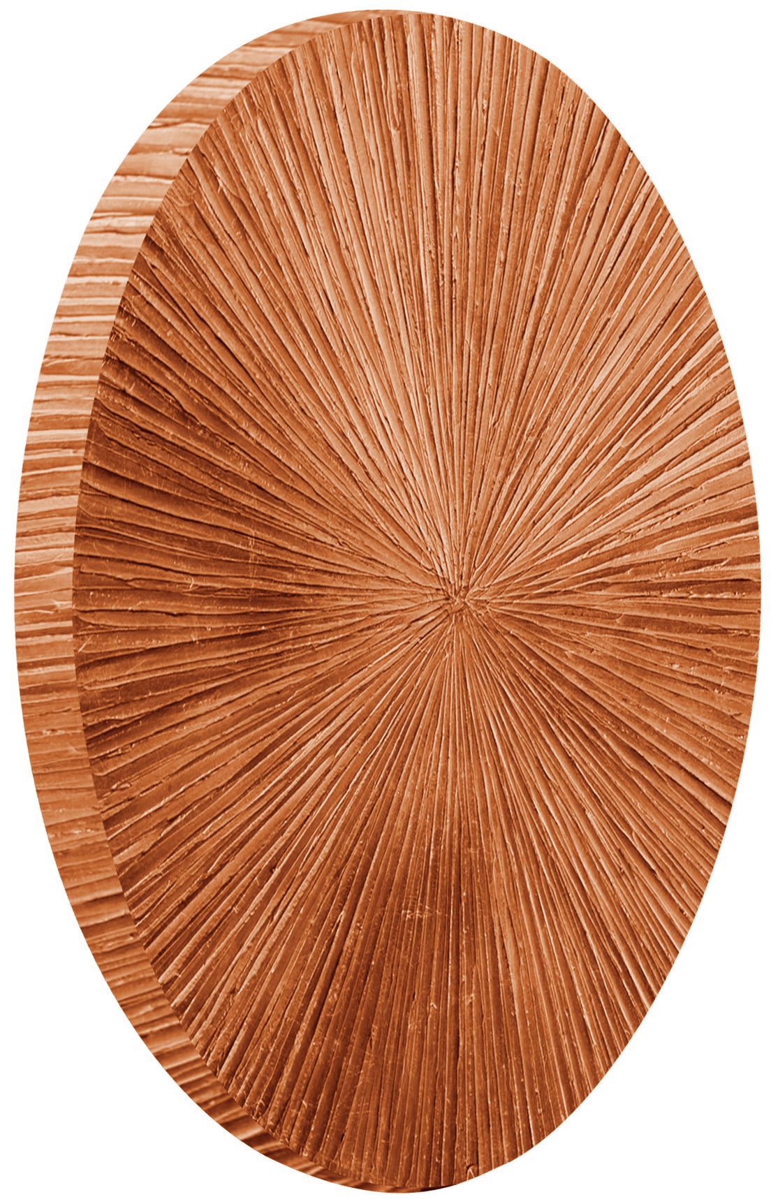 Schilderij Round Bronze Lines OA-020 Original Art ⌀120  cm