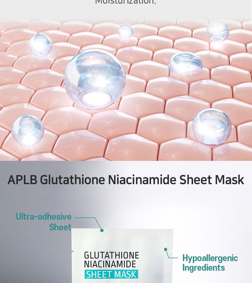 APLB - Glutathion Niacinamide Sheet Mask Set
