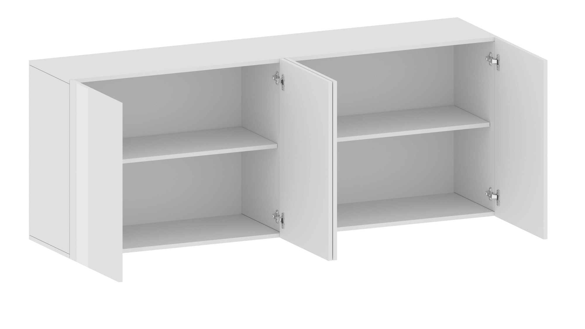 INOSIGN Sideboard »Egypt, Kommode, Schrank, Kredenz,  grifflos« 4 Türen, Fronten Hochglanz lackiert, Breite 180