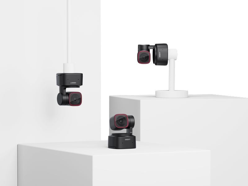 Obsbot USB Kamera Tiny 2 Lite 4K 30 fps, AI Tracking AI-gesteuerte 4K-PTZ-Webcam