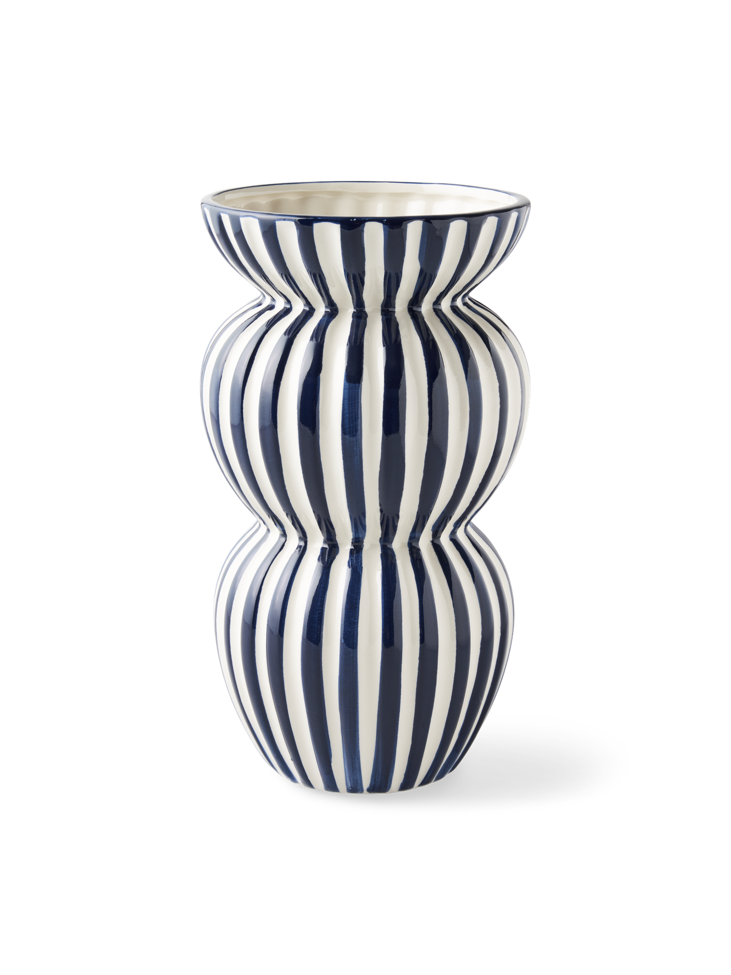 Vase | Keramik. Ø15 x 28 cm. | Blue