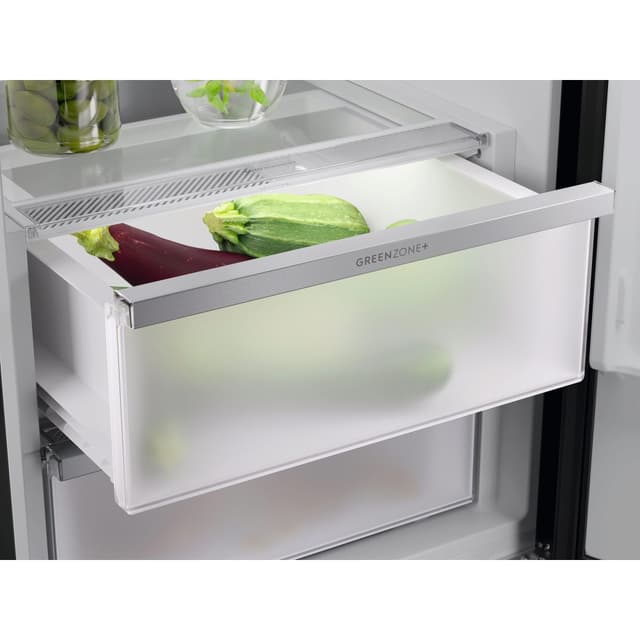 Electrolux Kølefryseskab LNT8MB36B (Sort rustfri stål)
