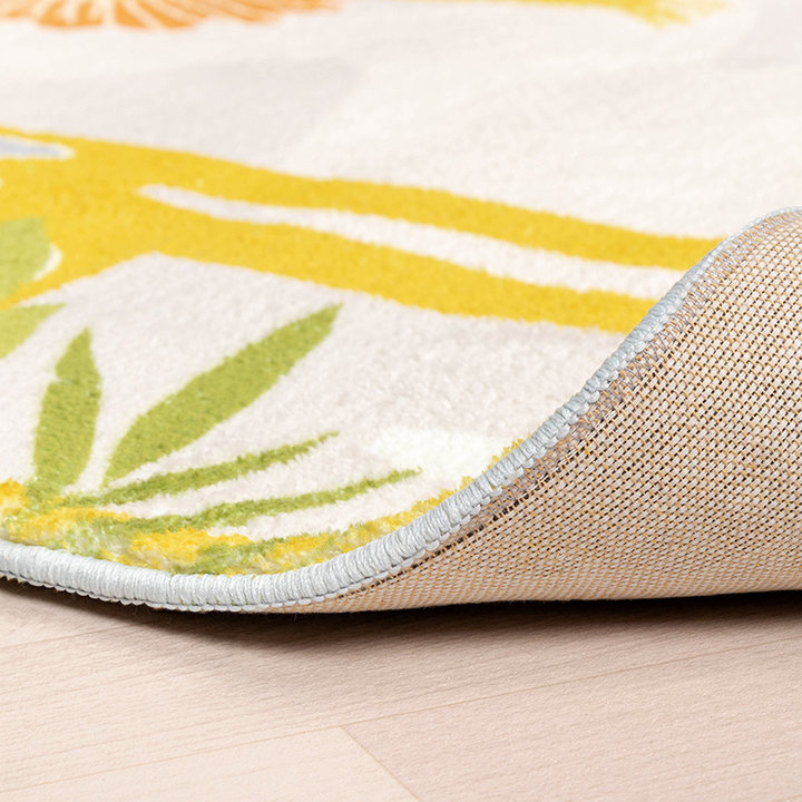 Kindervloerkleed - Jungle Leeuw Multicolor | Lekker zacht