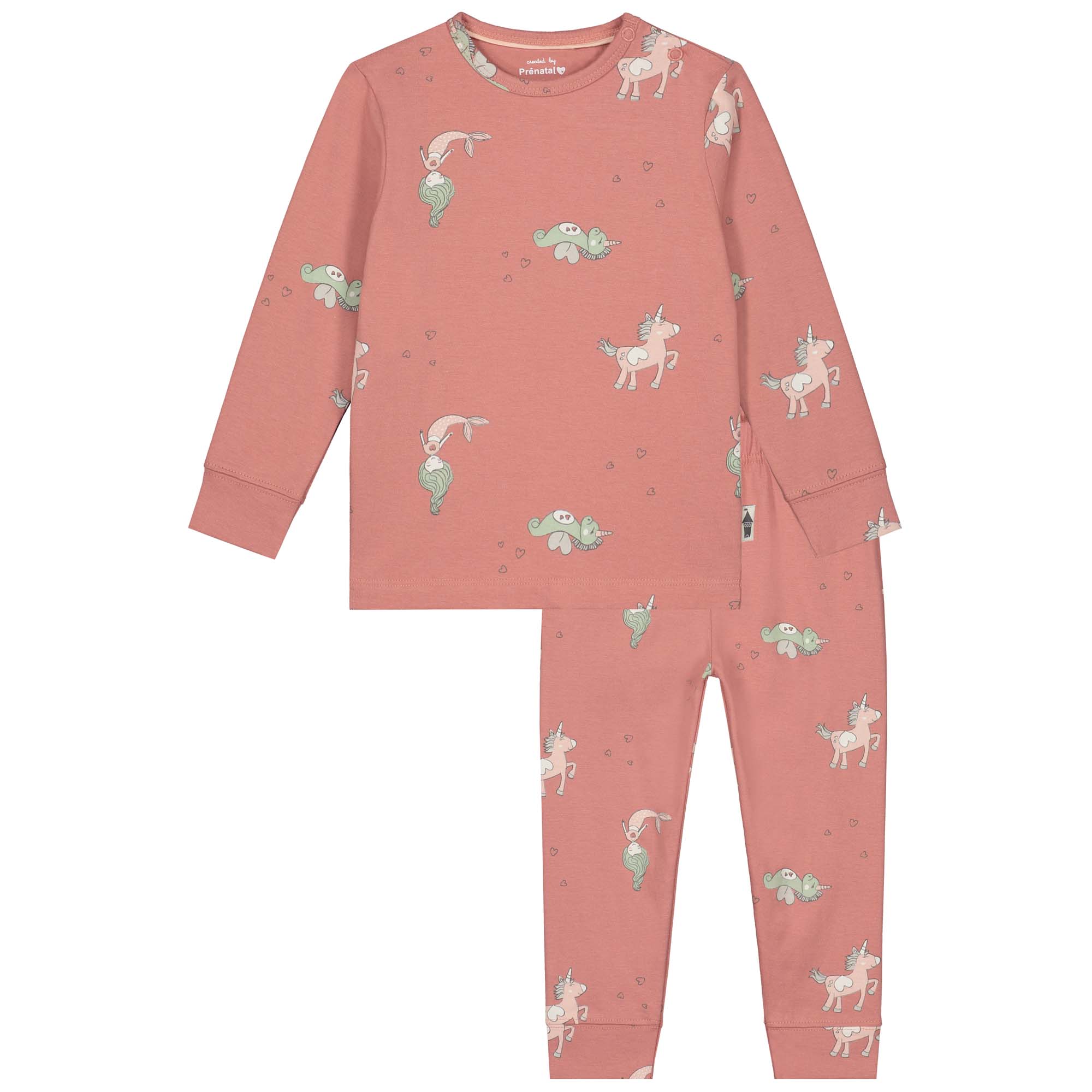 Prénatal peuter pyjama fairytale roze