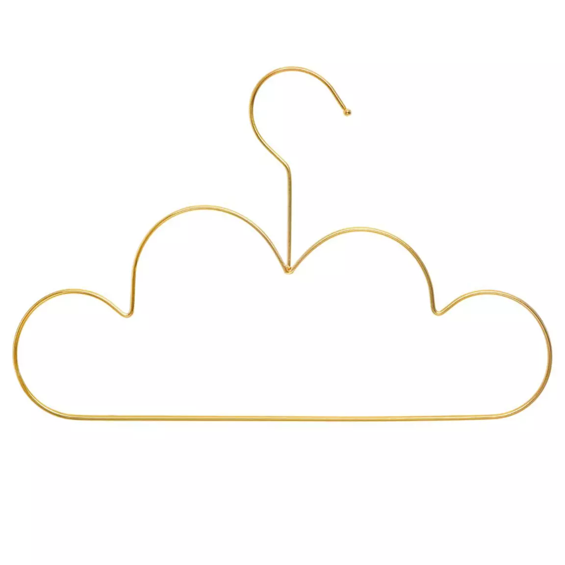 Lot de 3 cintres enfant métal Cloud Or