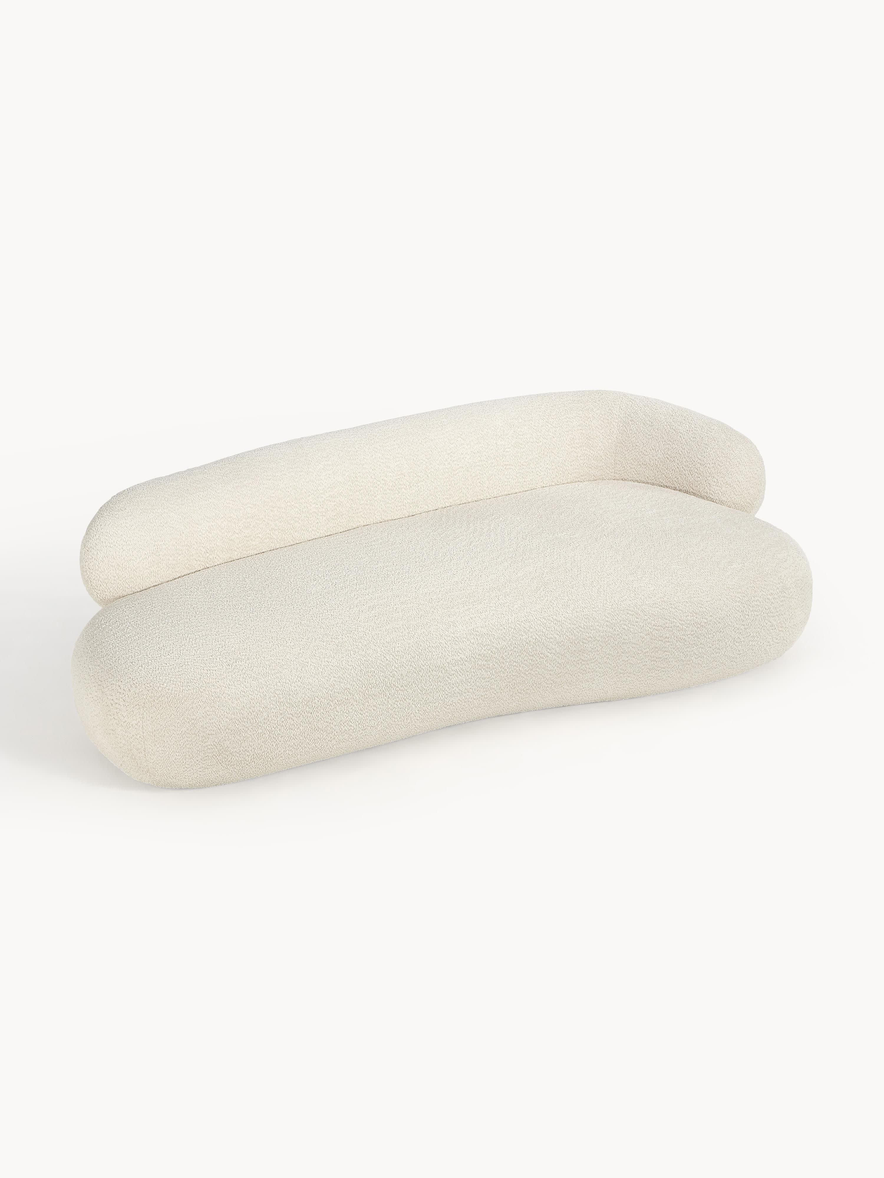 Bank Alba (3-zits) uit teddy bouclé