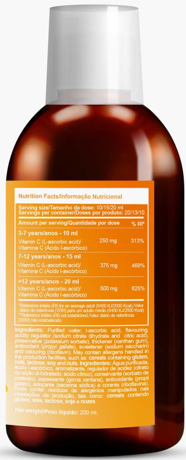 Vitamina C líquida Zumub 200ml