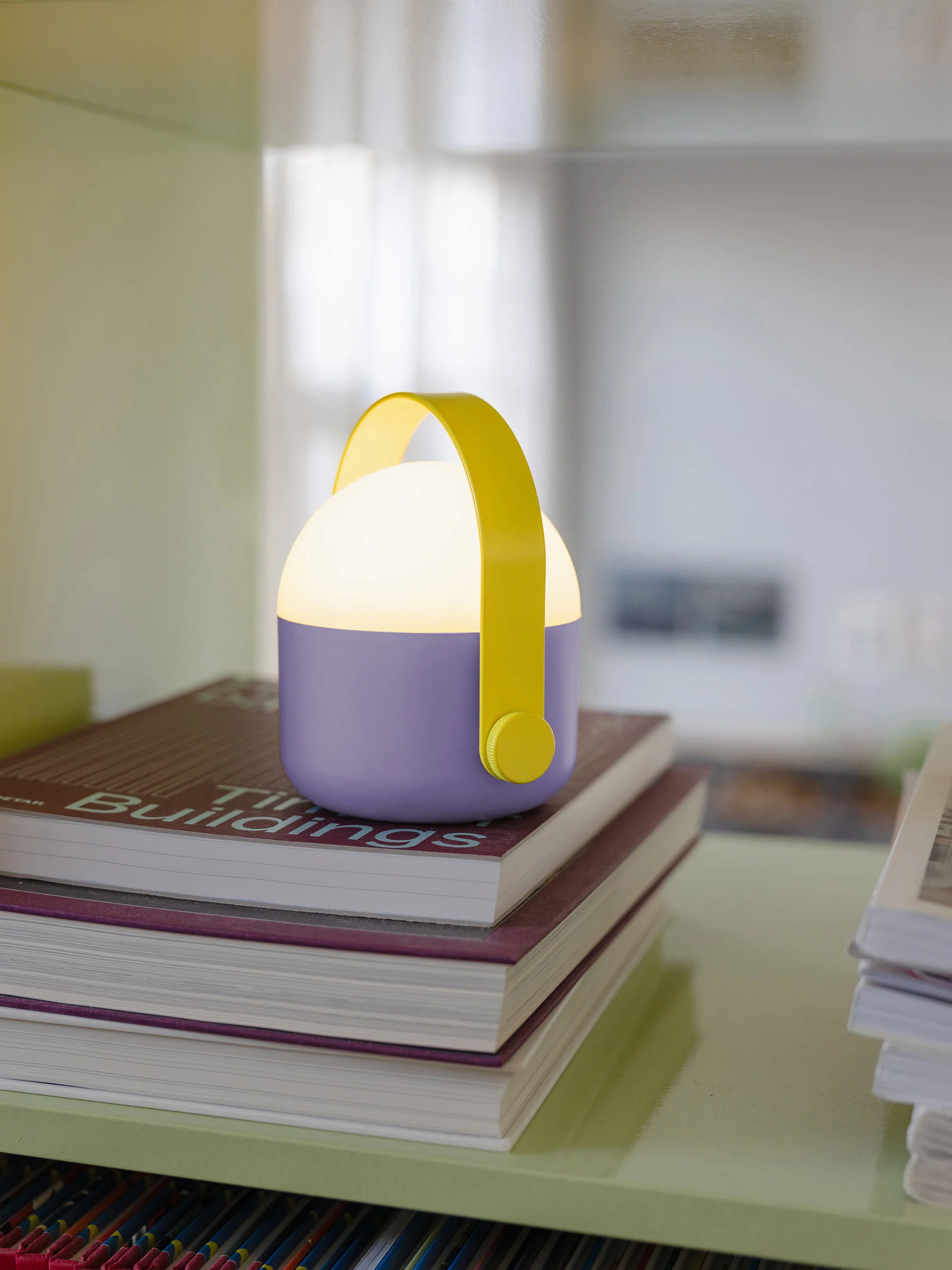 Draagbare LED tafellamp Ole, dimbaar