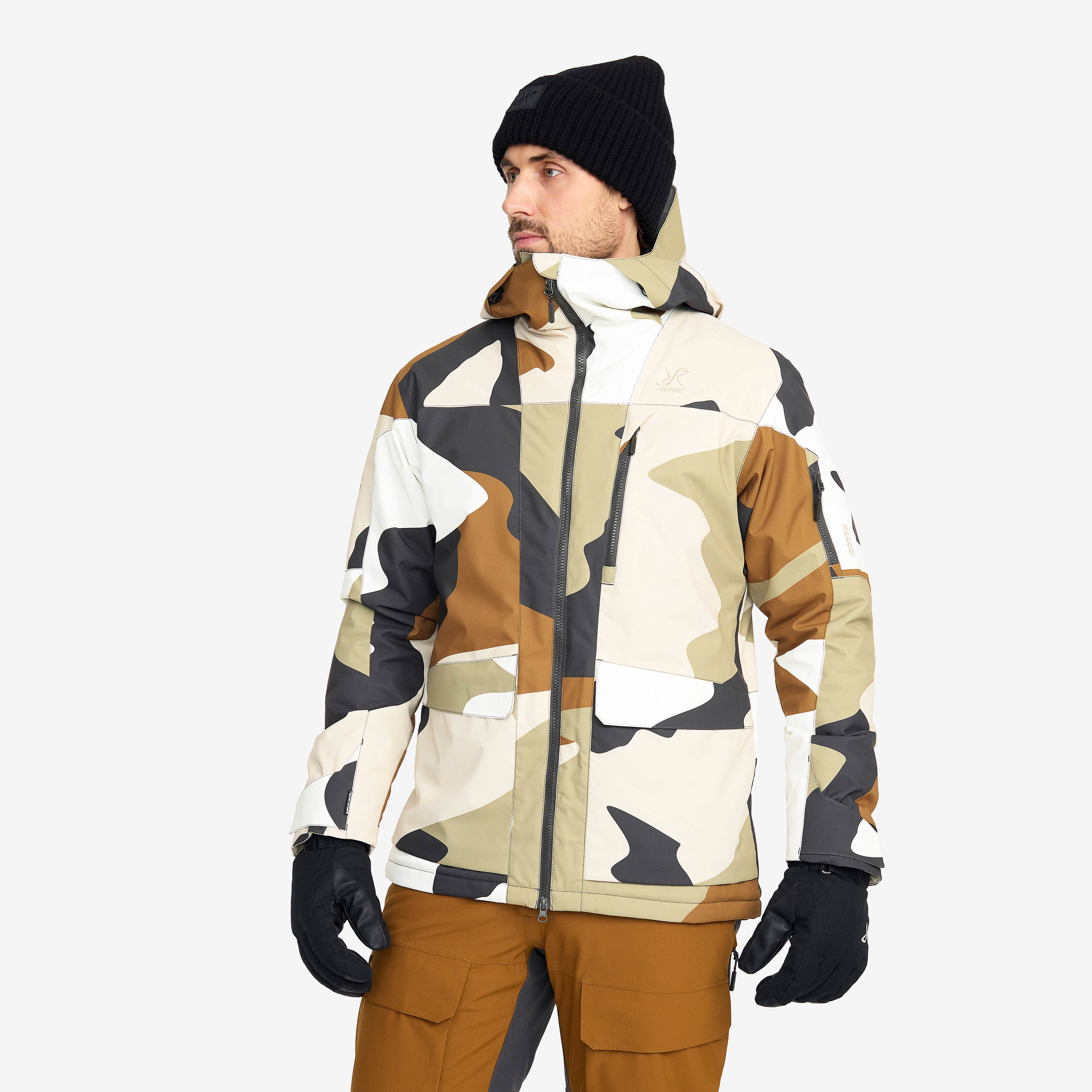 Halo 2L Insulated Ski Jacket Herre Anthracite/Rubber