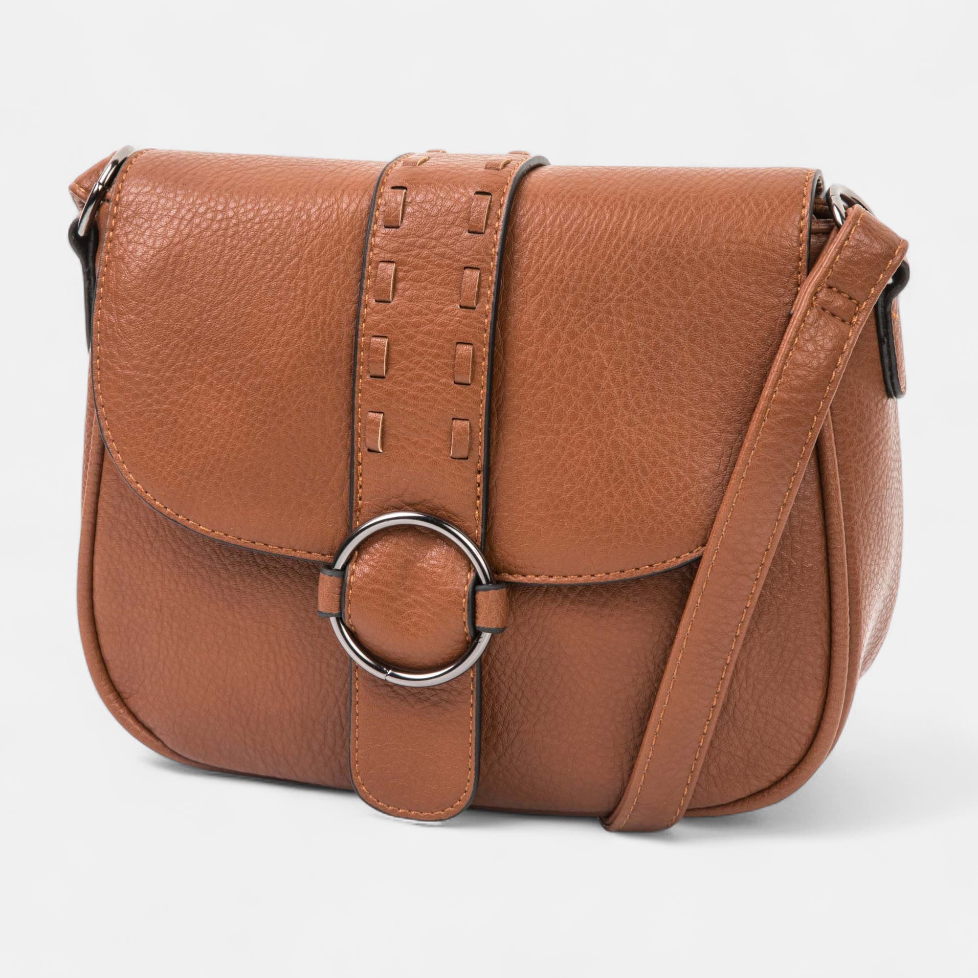 Sac bandoulière cognac