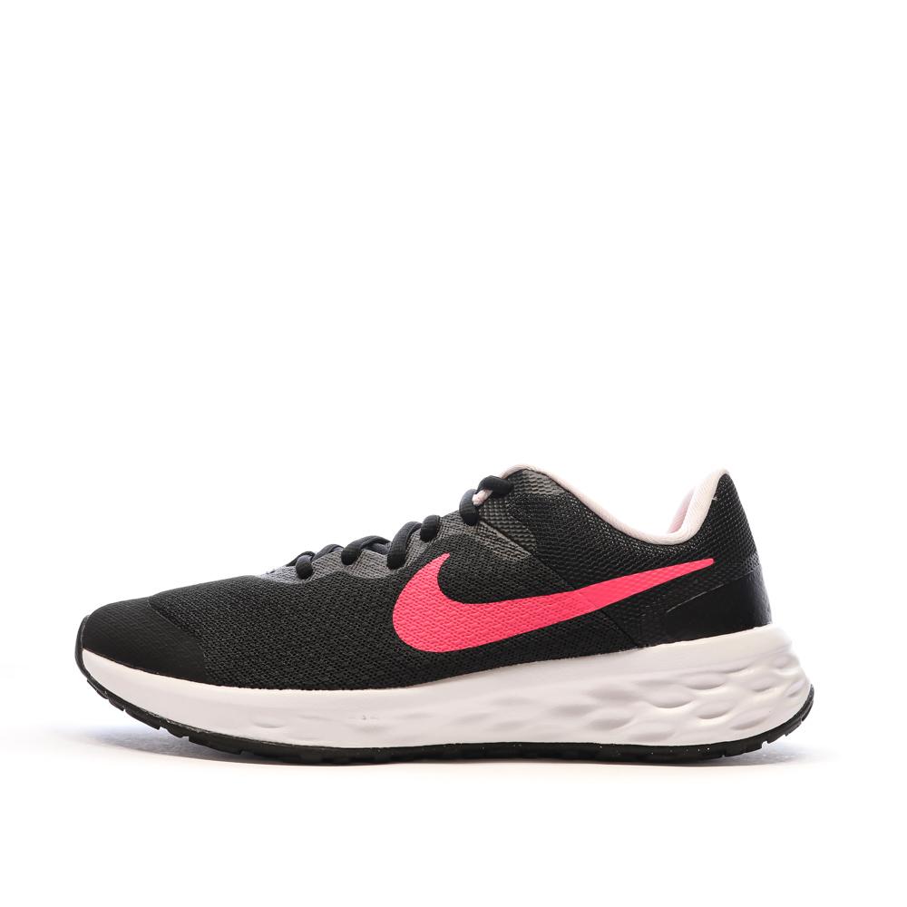 Nike Baskets Noire/Rose Fille Nike Revolution 6