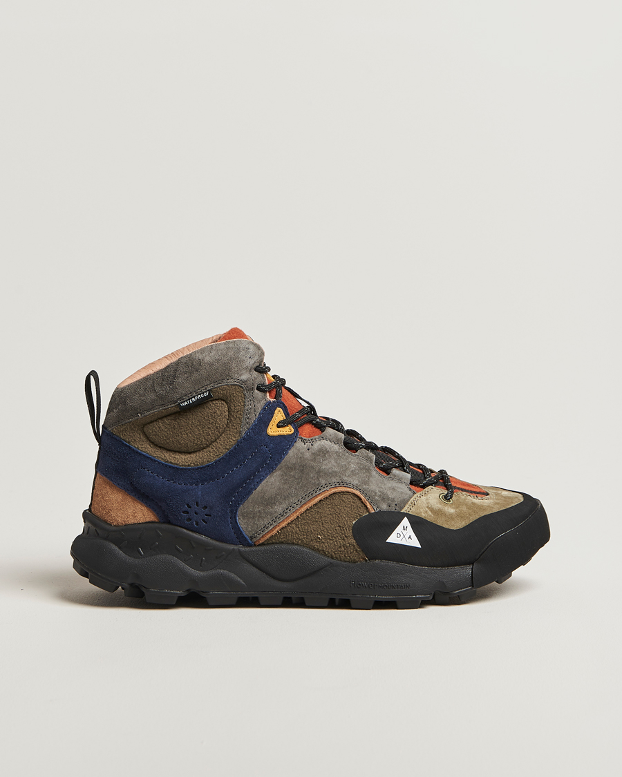 Flower Mountain Back Country Mid Suede/Leather Sneaker Multi