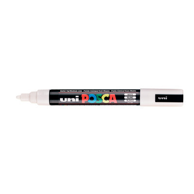 Uni-Ball Posca Marker PC-5M, weiss