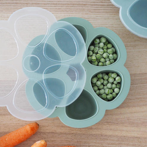 Multiportions silicone 6 x 150 ml Vert Sauge - BEABA