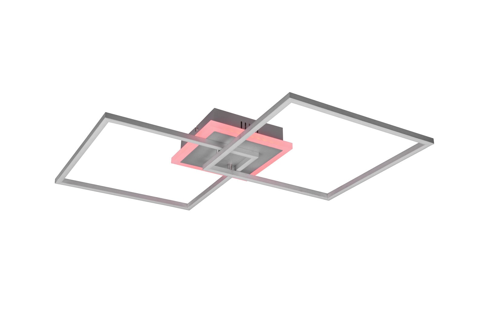 LED Deckenlampe ARRIBO 61 x 61 cm titanfarbig