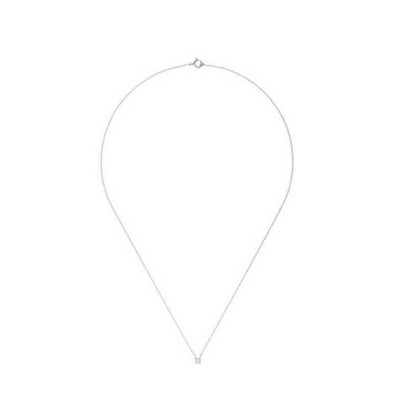 Collier Or Blanc et Diamant