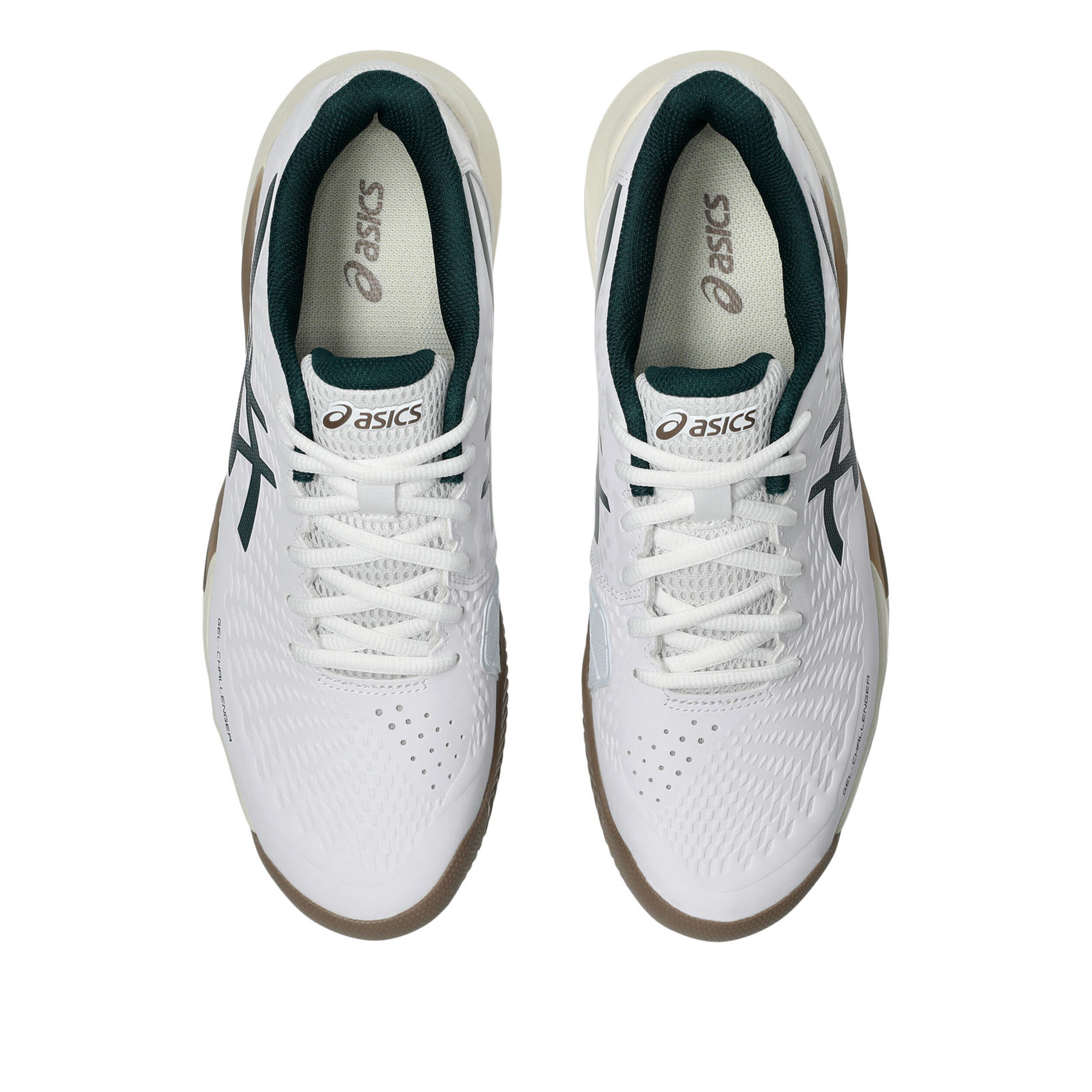 ASICS Gel-Challenger 14 Clay Chaussure Terre Battue Hommes - Blanc , Vert Foncé