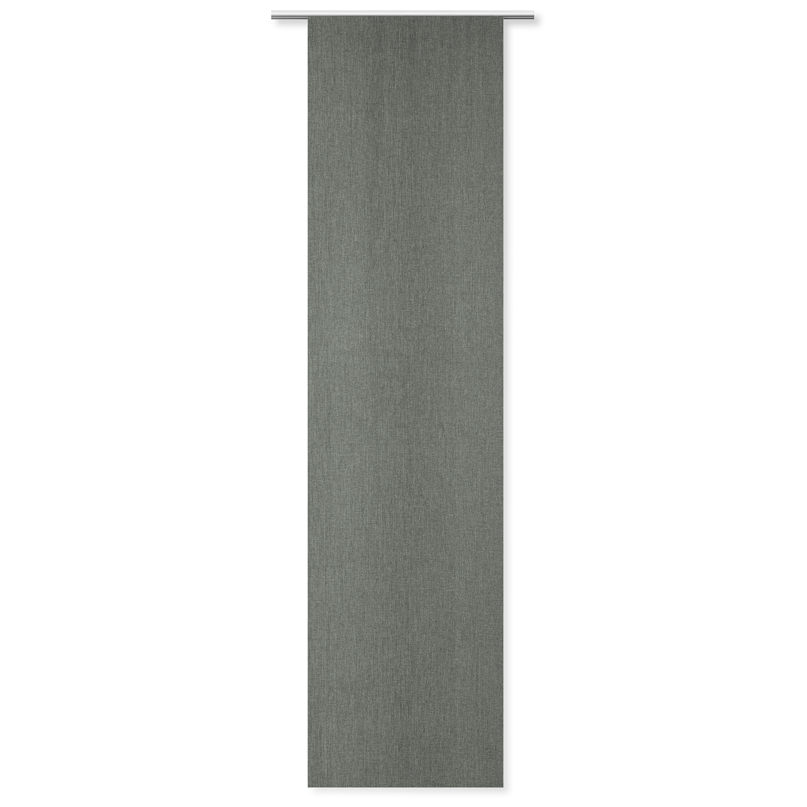 Schiebevorhang - grau - uni - 60x245 cm
