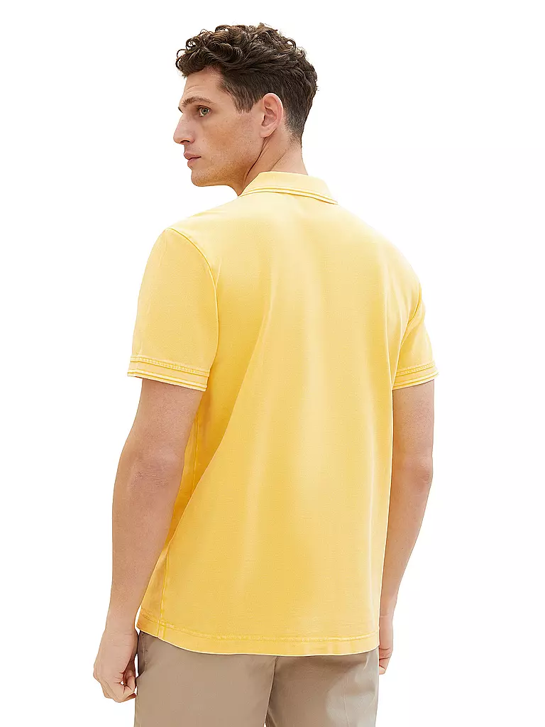 TOM TAILOR Poloshirt gelb