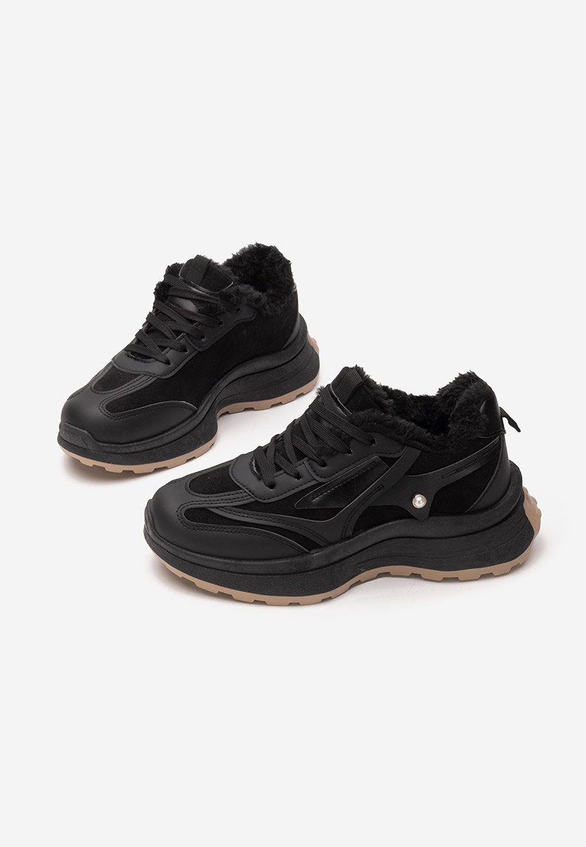 Baskets d'hiver pour femmes noirs Elliza