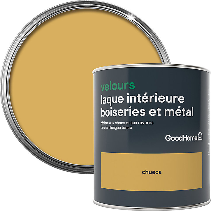 Laque boiseries et métal GoodHome Chueca Velours 0,75L