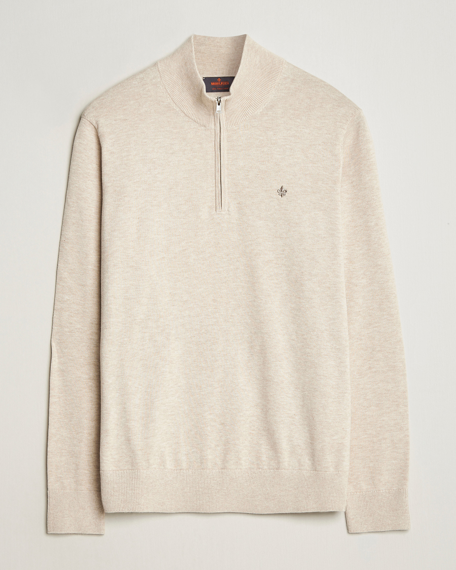Morris Riley Cotton Half Zip Khaki