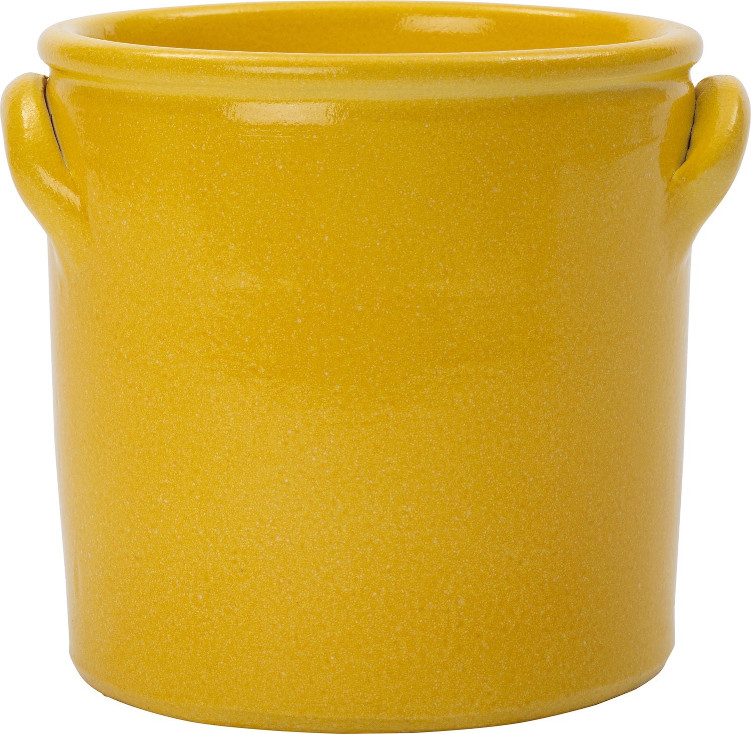 Intratuin bloempot Gaia geel D 20 H 20 cm
