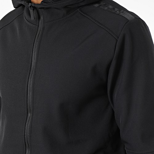 Veste Zippée Capuche E341 Noir