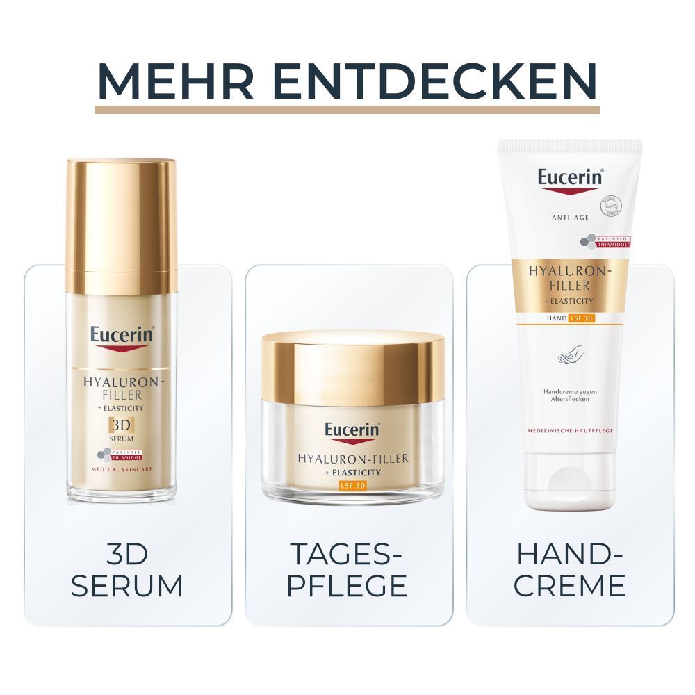 Eucerin® Hyaluron Filler + Elasticity Straffende Körpercreme – Hyaluron Bodylotion gegen Pigmentflecken